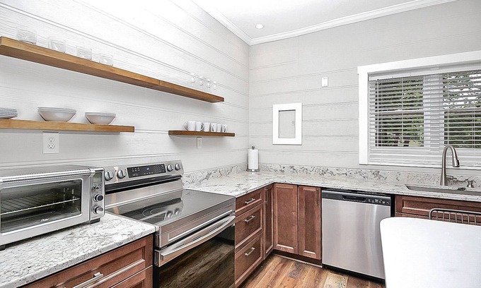 Concord Cabaña | Rustic Cottage with GAME ROOM and Fire Pit Fully Fenced Yard!
