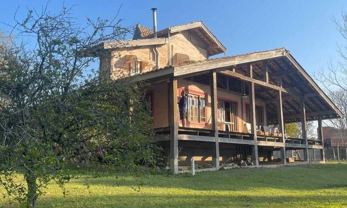 Vargem Grande Paulista Cabaña | Rustic house in condominium - Reserva Florestal
