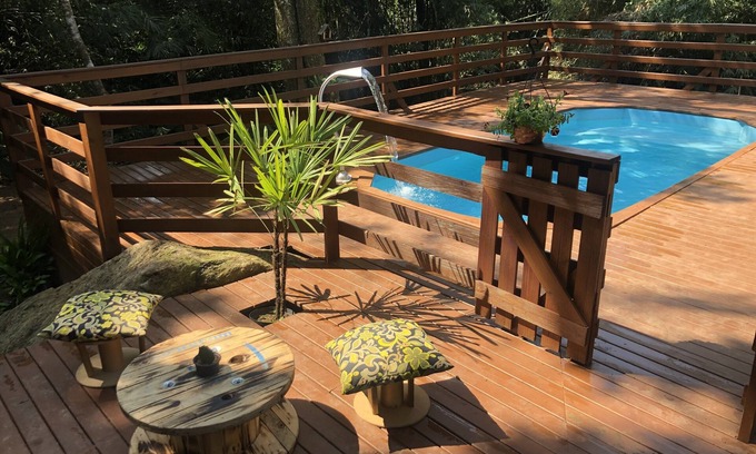 Lagoinha Casa | Casa rústica en medio de la naturaleza cerca de la playa / senderos / cascada