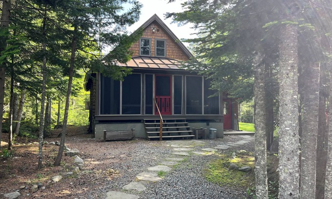 Rangeley Cabina | Rustic Rangeley Retreat w/ Private Pond and Snowmobile Access