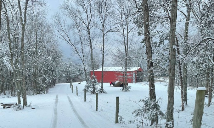 Watertown Casa | Rv on a charming farm, in the cedar trees
