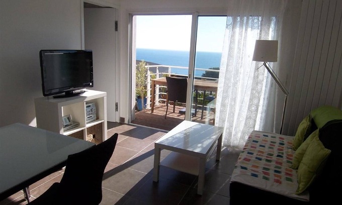 Sete Casa | Sète, F2 magnífica vista al mar, apartamento F2 magnífica vista al mar-terraza de teca