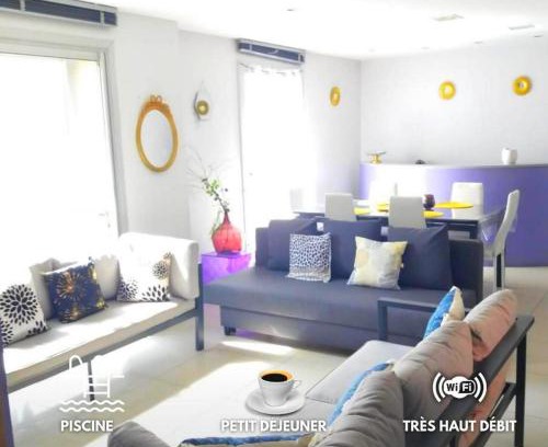 Saint-Mathieu Apartamento | Séjour Perpignan avec piscine - Petit-déjeuner à la demande - 20 minutes de l'Espagne - Le Palace climatisé