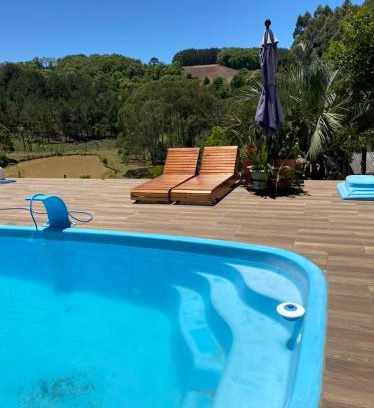 Ibicare Casa | Sítio com Piscina e Vista a 12km de Treze Tílias