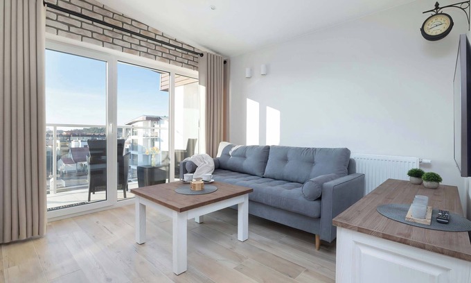Dziwnowek Apartamento | Słoneczne Tarasy 12D | Seaside Apartment | Balcony