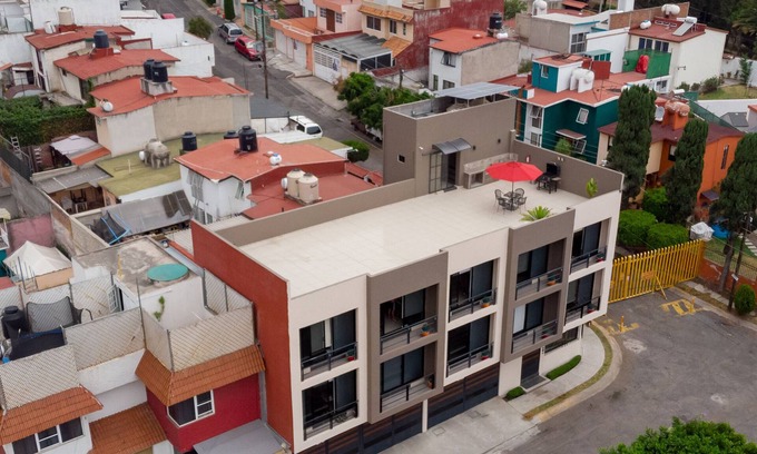 Ciudad Lopez Mateos Apartamento | S01 Suite 2 min del TEC Wifi Terraza