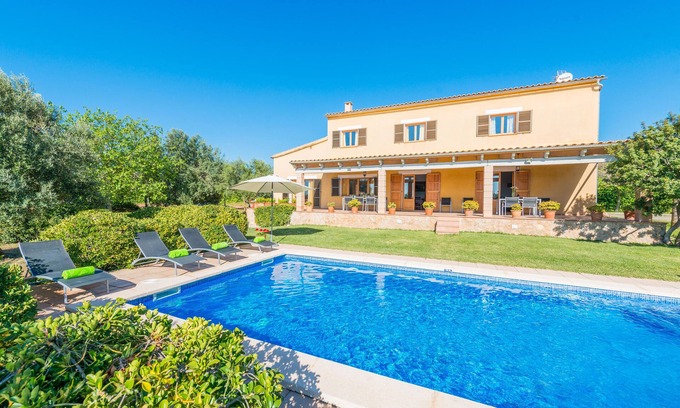 Manacor Villa | SA CONCA - Villa con piscina privada en Porto Cristo. WiFi Gratis