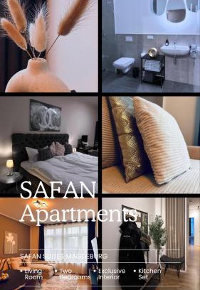 Magdeburg Apartamento | SAFAN Suites I Elbnah I Balkon I Uniklinik I Parkplatz