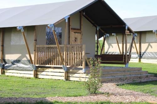 Nieuwe Wetering Otro | Safaritent Wood met tuinzicht
