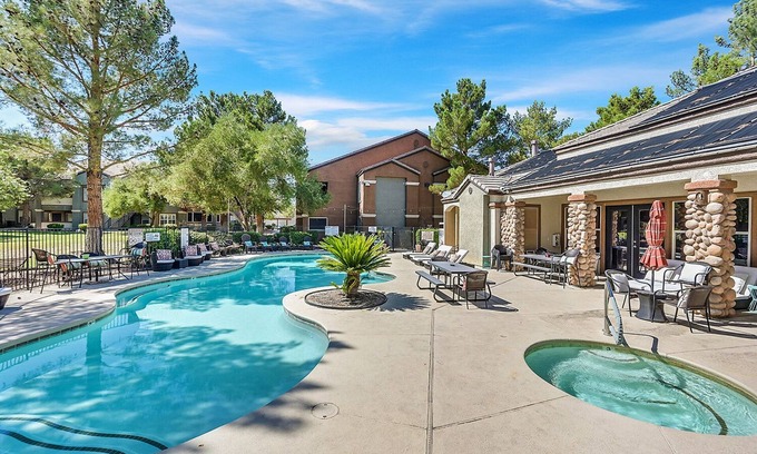 Silverado Ranch Condominio | Safe Privately gated fully furnished 1 bedroom, 1 bath, Condo in prime location!