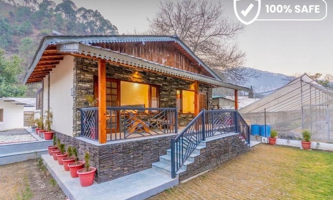 Bhimtal Casa | SaffronStays Kurmavana, Bhimtal - luxury cottage with pool and lawn - All clear roads