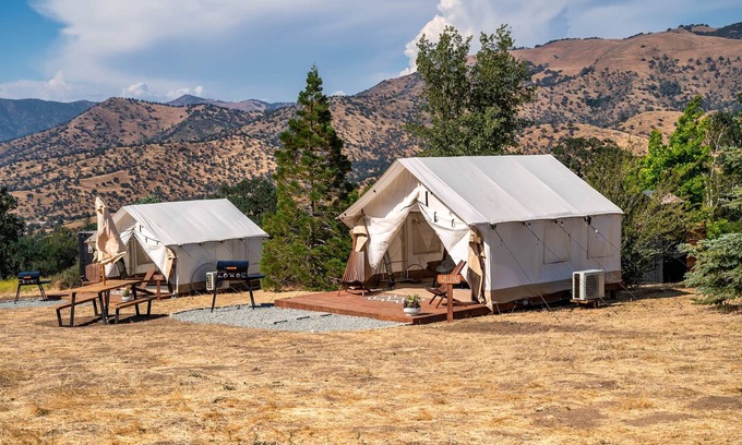 Tehachapi Otro | Sage Tent | Unique Getaway | Glamping Tent Experience