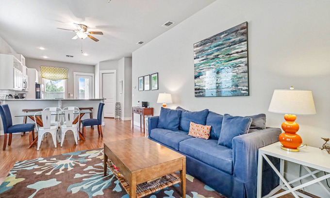 Sailhouse Casa | Sailhouse home with private beach, fishing pier, covered decks, & shared pool