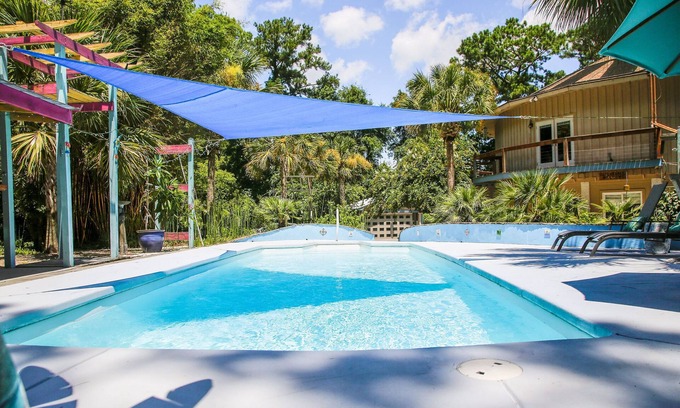 Johns Island Casa | Sailors Rest: Pool & Sauna, Tropical Island Oasis, Fireplace, Kid-Friendly