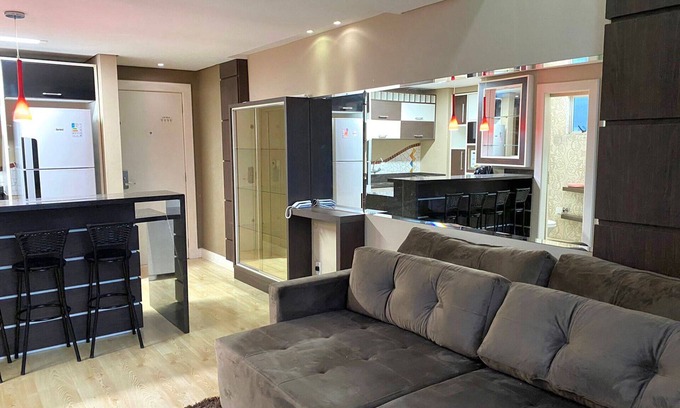 Czerniewicz Condominio | Saint Sebastian Flat 612 - Até 4 pessoas com hidro no centro