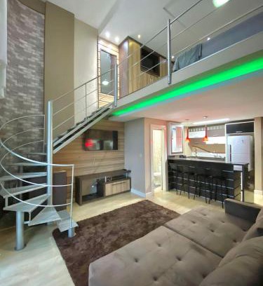 Czerniewicz Casa | Saint Sebastian Flat 612 - Com Hidro! até 4 pessoas, Duplex, no centro