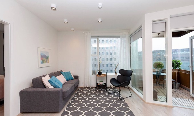 Hliðar Apartamento | Salka Suites, nuevo apartamento con estilo. por 5 en el centro de Rvik