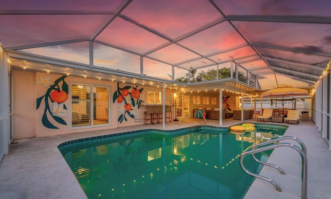 Bradenton Casa | Piscina climatizada de agua salada, a 12 minutos de Anna Maria, 12 personas