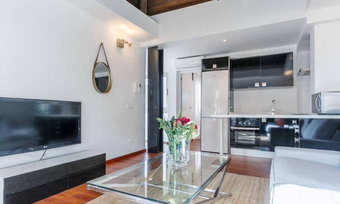 San Bernardo Apartamento | San Bernardo ático de 1 dormitorio