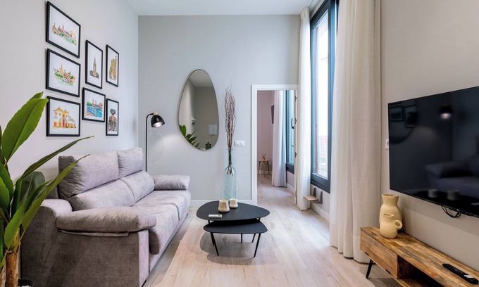 Feria Apartamento | San Quintin. 1 dormitorio, patio privado