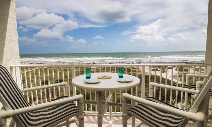 Cocoa Beach Condominio | SANDCASTLES- UNIDAD DIRECTA FRENTE AL MAR !! RESERVA TU VERANO Y VACACIONES DE OTOÑO AHORA
