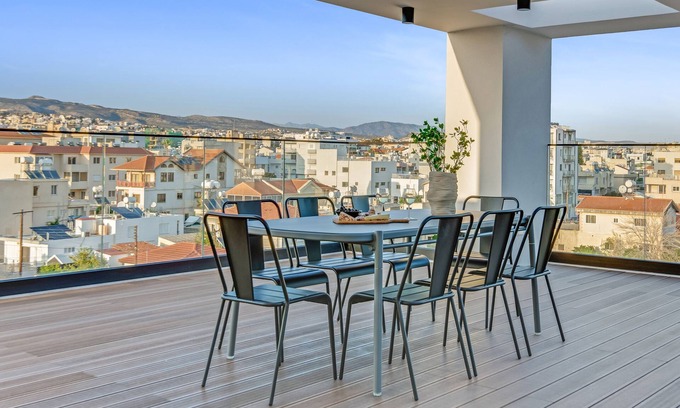 Limassol Apartamento | Sanders Crystal 2 - Apartamento encantador de 3 habitaciones con azotea compartida