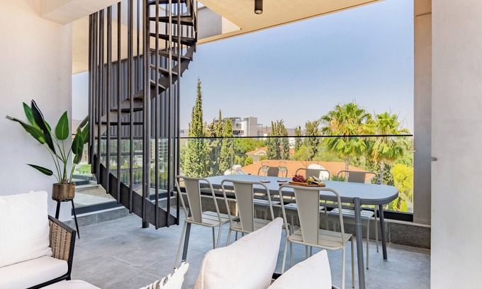 Agios Athanasios Apartamento | Sanders Evolution 2- 2 hab Apartamento con azotea privada