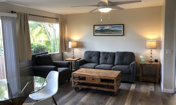 Princeville Condominio | Sandpiper 129A - Actualizado, moderno, cómodo 1 bd (renovado 2018-2019)