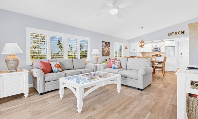 Sanibel Condominio | Sandpiper Beach 506, 2 habitaciones, unidad recientemente remodelada con vistas al golfo