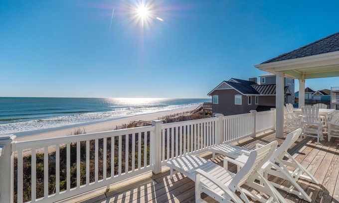 Village of Stump Sound Casa | Sandy Feet | Oceanfront with Hot tub