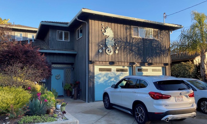 Eastside Santa Cruz Casa | Santa Cruz beach house with pool and hot tub, steps away from Twin Lakes beach