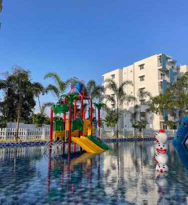 Negombo Apartamento | Santorini 3BR Resort Apartment Pool & Gym