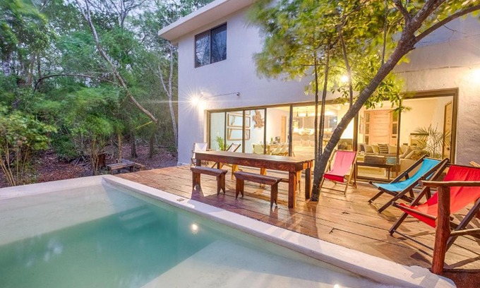 Bacalar Casa | SANTUARIO SOL LAGOON FRONT 24 PAX 6 br cuartos