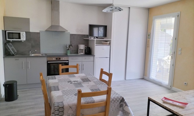 Eugenie-les-Bains Casa | Sapcious T2 clasificó 3 *** en 50 m de los baños termales.