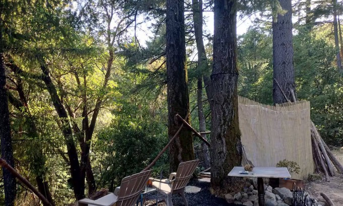 Saratoga Alquiler De RV | Saratoga Redwood Dome Tents