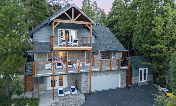 Lake Arrowhead Casa | Sauna, Lake Views + Firepits | Walk to Lake & Trails | Zurich Drive by AvantStay