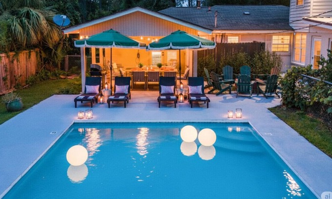 Isle of Hope Historic District Casa | Splish Splash Savannah|Sleeps 14|Pool|Luxury