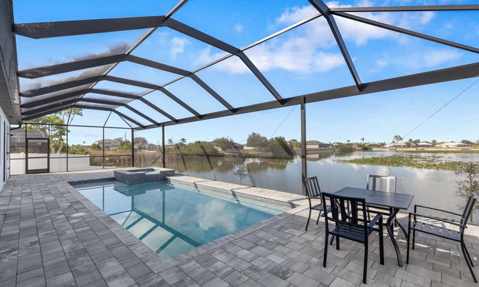 Mariner Casa | Scenic Modern Waterfront Home w/ Heated Pool & Spa and Beautiful Lake Views