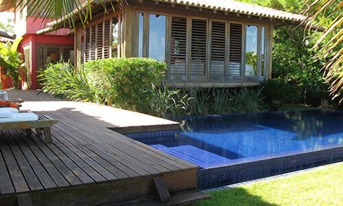 Sauipe Villa | Villa escénica frente al mar - piscina desbordante y paisaje tropical