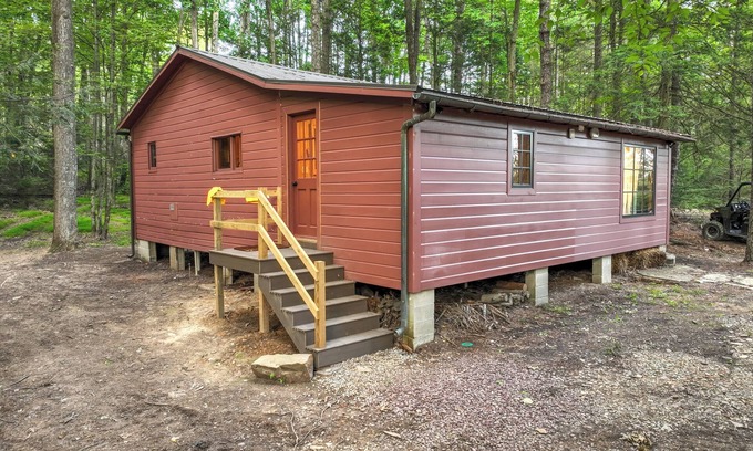 Laurelton Cabina | Schrader Run Cabin Cozy&Charming, outdoor firepit w/swings, April dates reduced