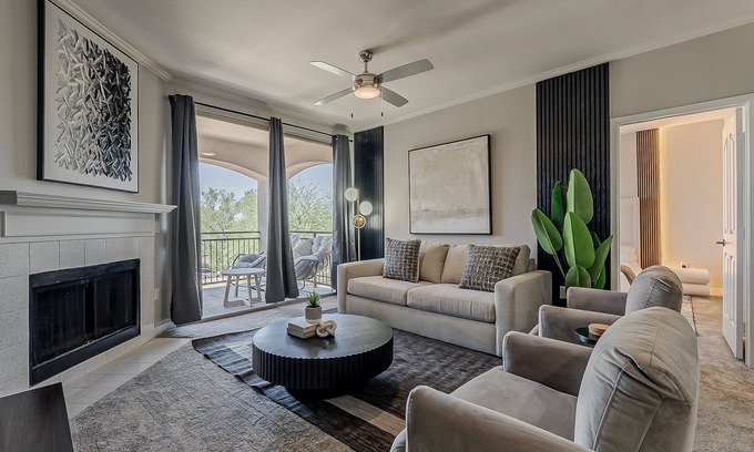 North Scottsdale Apartamento | Scottsdale 2BR Pool Gym Free Parking Central