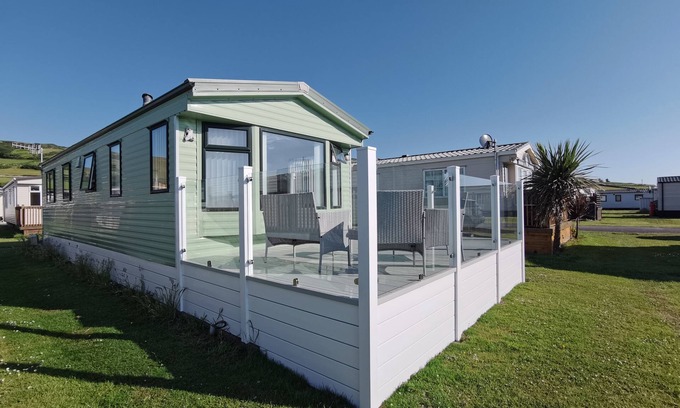 Llwyngwril Cabina | Sea and Mountain view Sunbeach Holiday Snowdonia