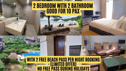 Morong Apartamento | Sea Breeze Verandas at Anvaya Cove Penthouse Unit with Complete Sea View