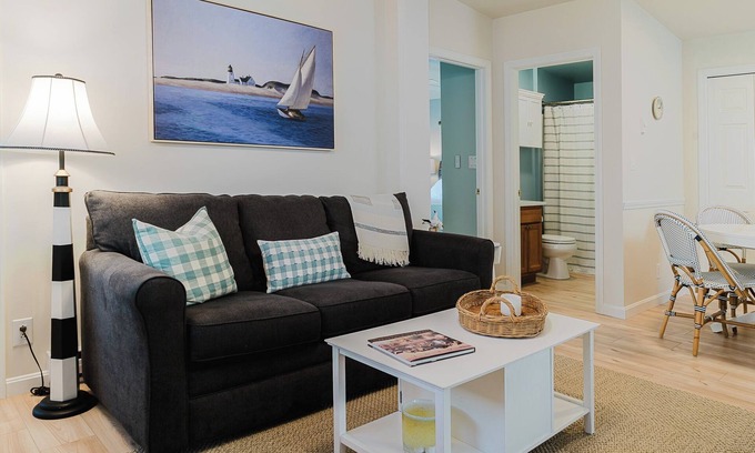 Moody Casa | Sea Crescent Cottage - Renovated, Near Beach & Downtown | Pool Hot Tub Bikes Fire-pit