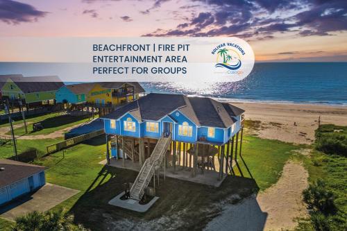 Port Bolivar Casa | Sea Height Spacious 4BR Getaway! Gulf Views & Gameroom Fun