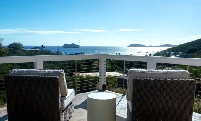 Estate Frenchman Bay Villa | Sea Sun Villa, Newly built 3 bed /2 bath ,walk to Limetree Resort. -South Side