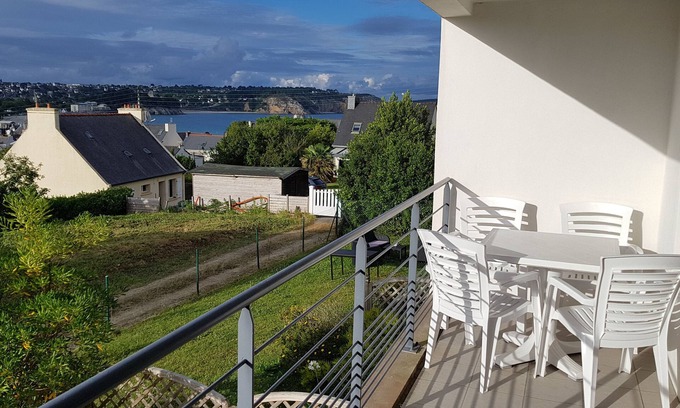Crozon Apartamento | Vistas al mar, 3 habitaciones con terraza, 200 m de playa MORGAT