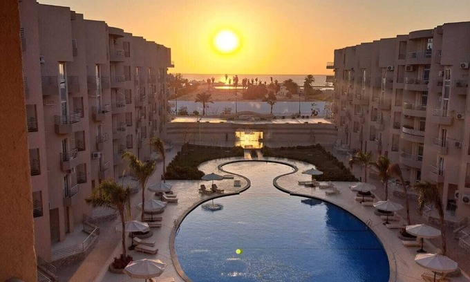 Al Mamsha El Seyahi Condominio | Sea View Beach Access Hurghada Condo
