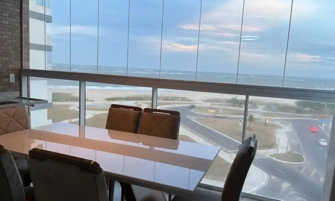 Atalaia Apartamento | Sea view apartment/gourmet balcony with barbecue