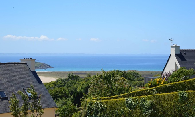 Crozon Casa | casa con vista al mar Península Crozontout 4 cómodamente. Cerca terraza Aber